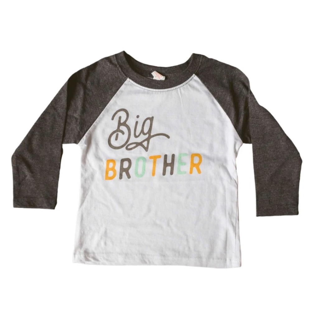 SWEET PEA Big Brother Raglan Tee